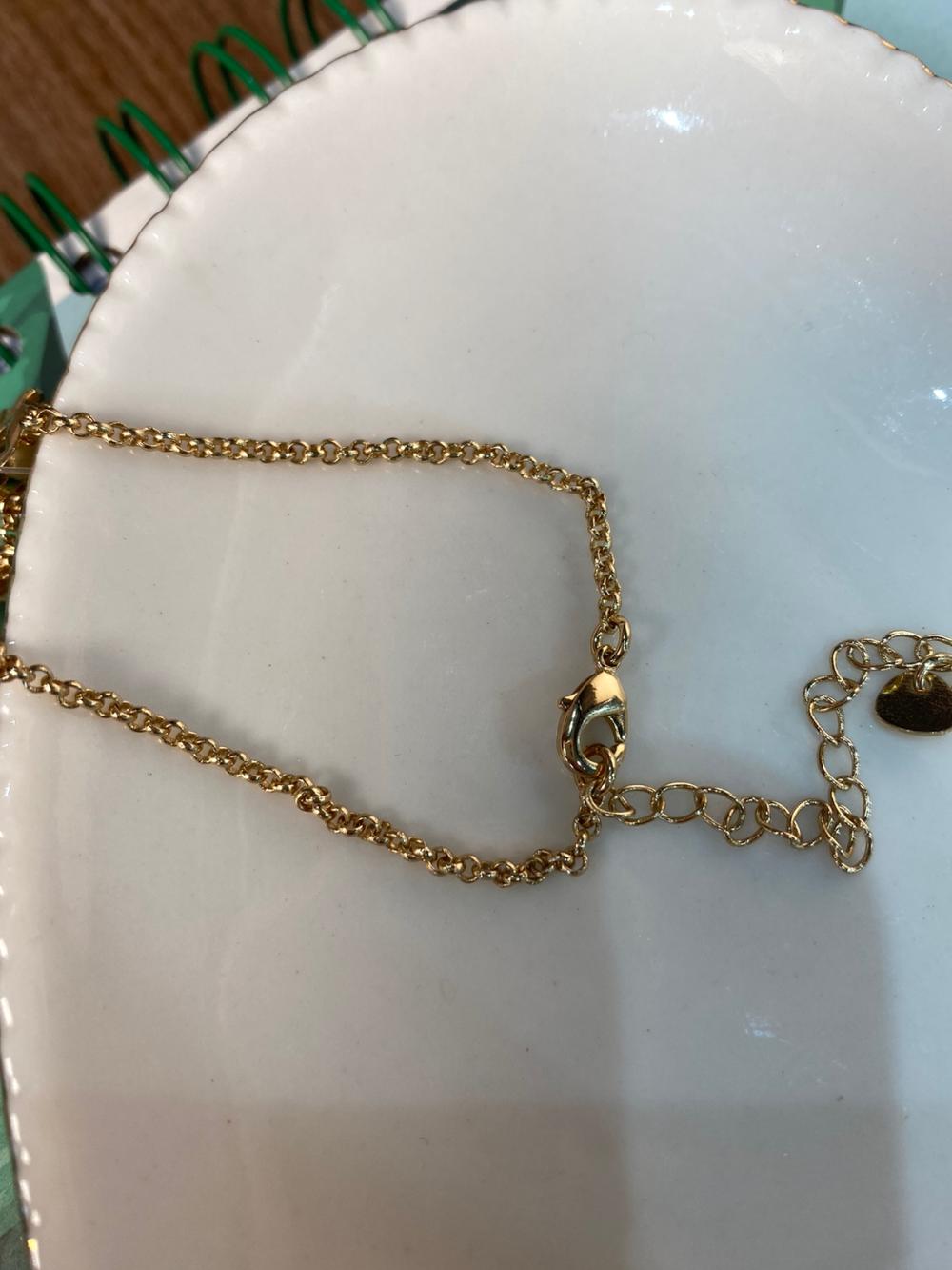 pulseira elo português fina