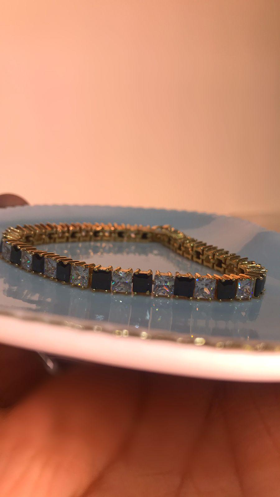 pulseira riviera  cubica