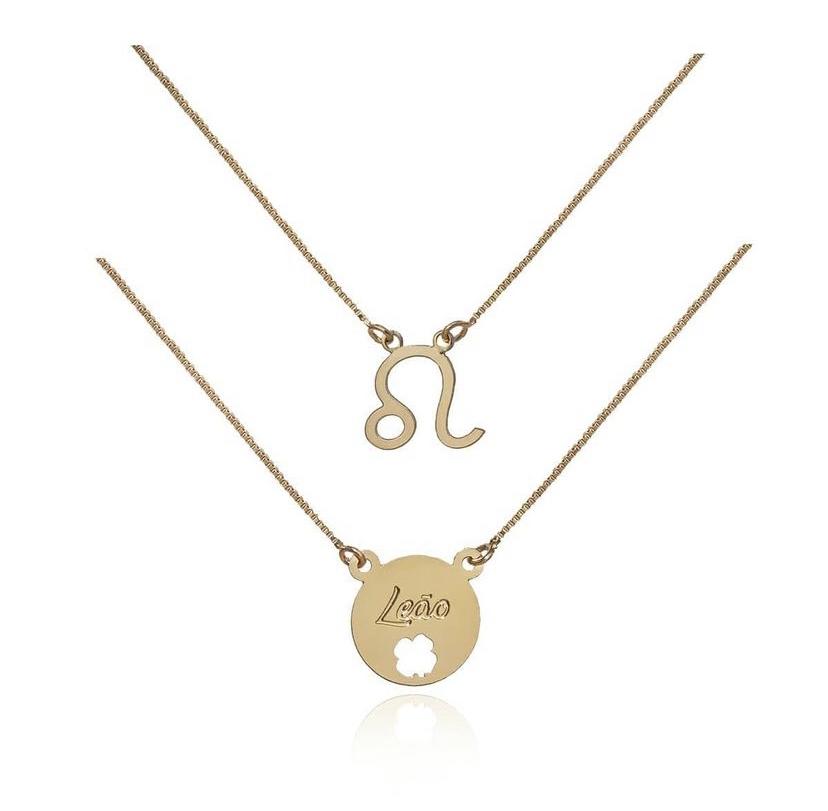 colar escapulário signo leão