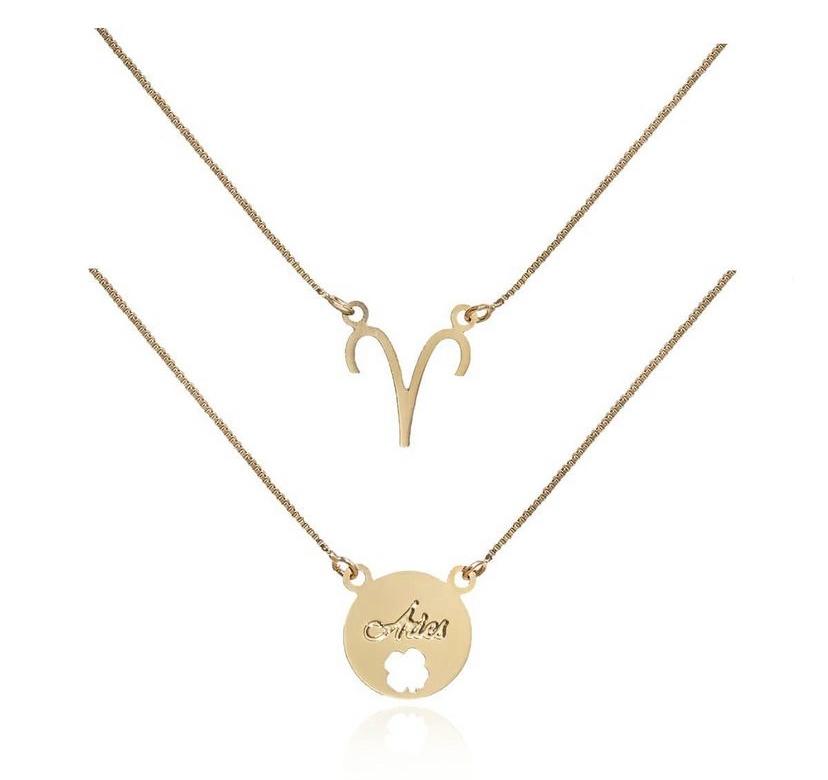 colar escapulário signo aries