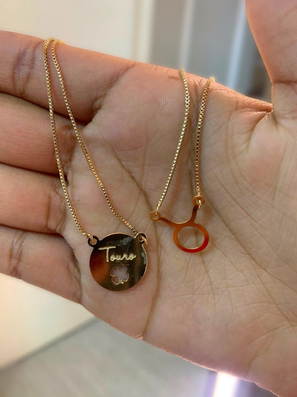 colar escapulário signo  touro
