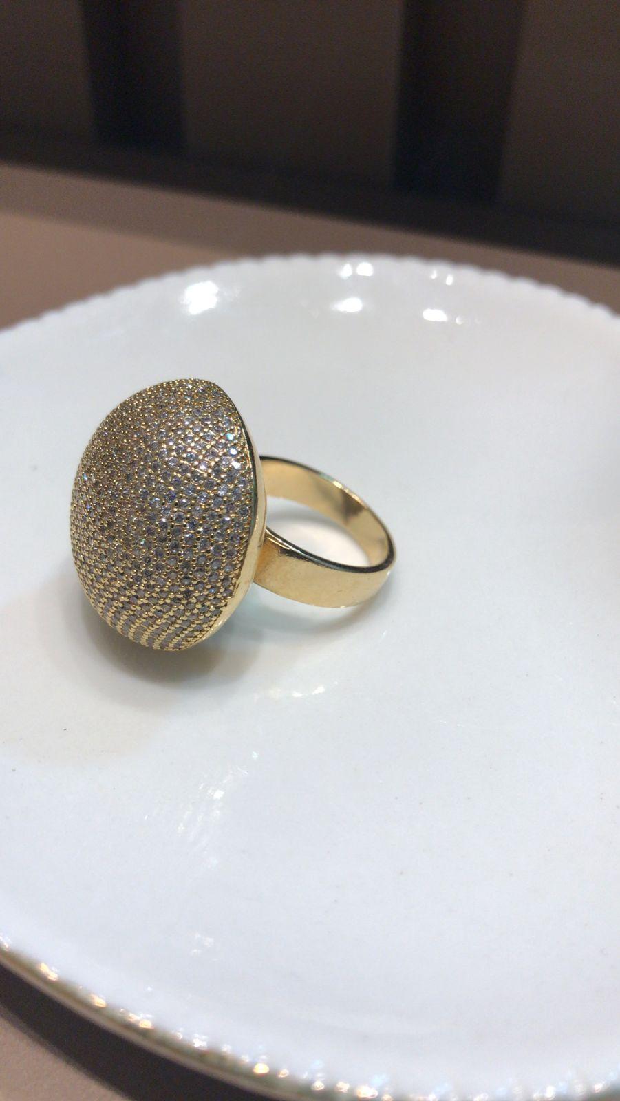 Anel super cravejado