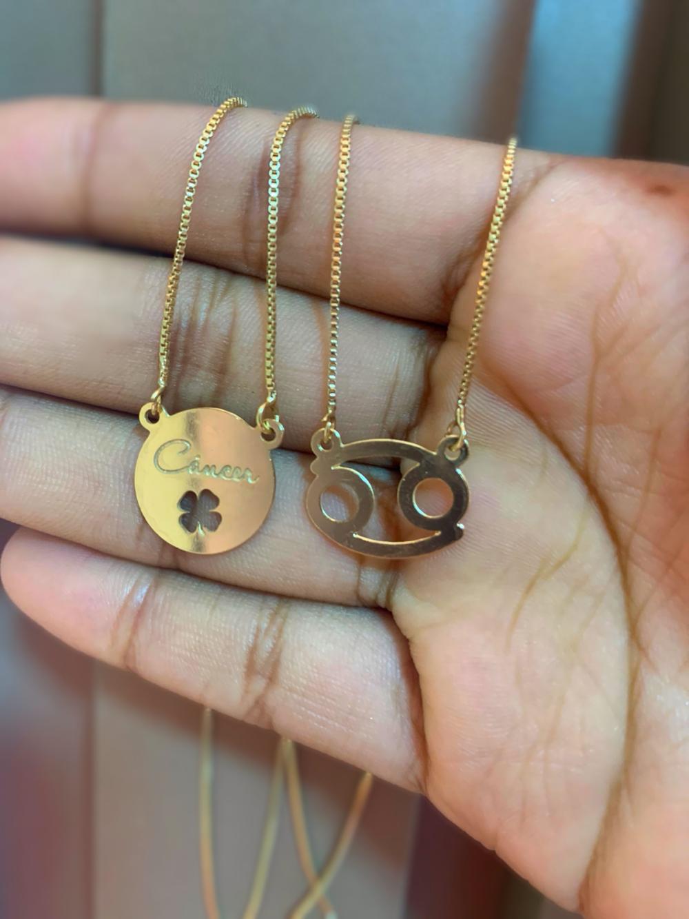 colar escapulário signo câncer
