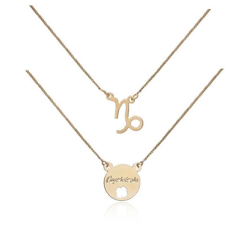 colar escapulário signo capricórnio