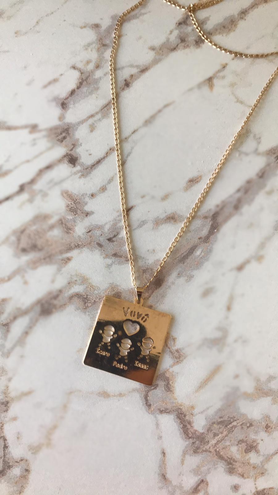 colar  personalizado vovô