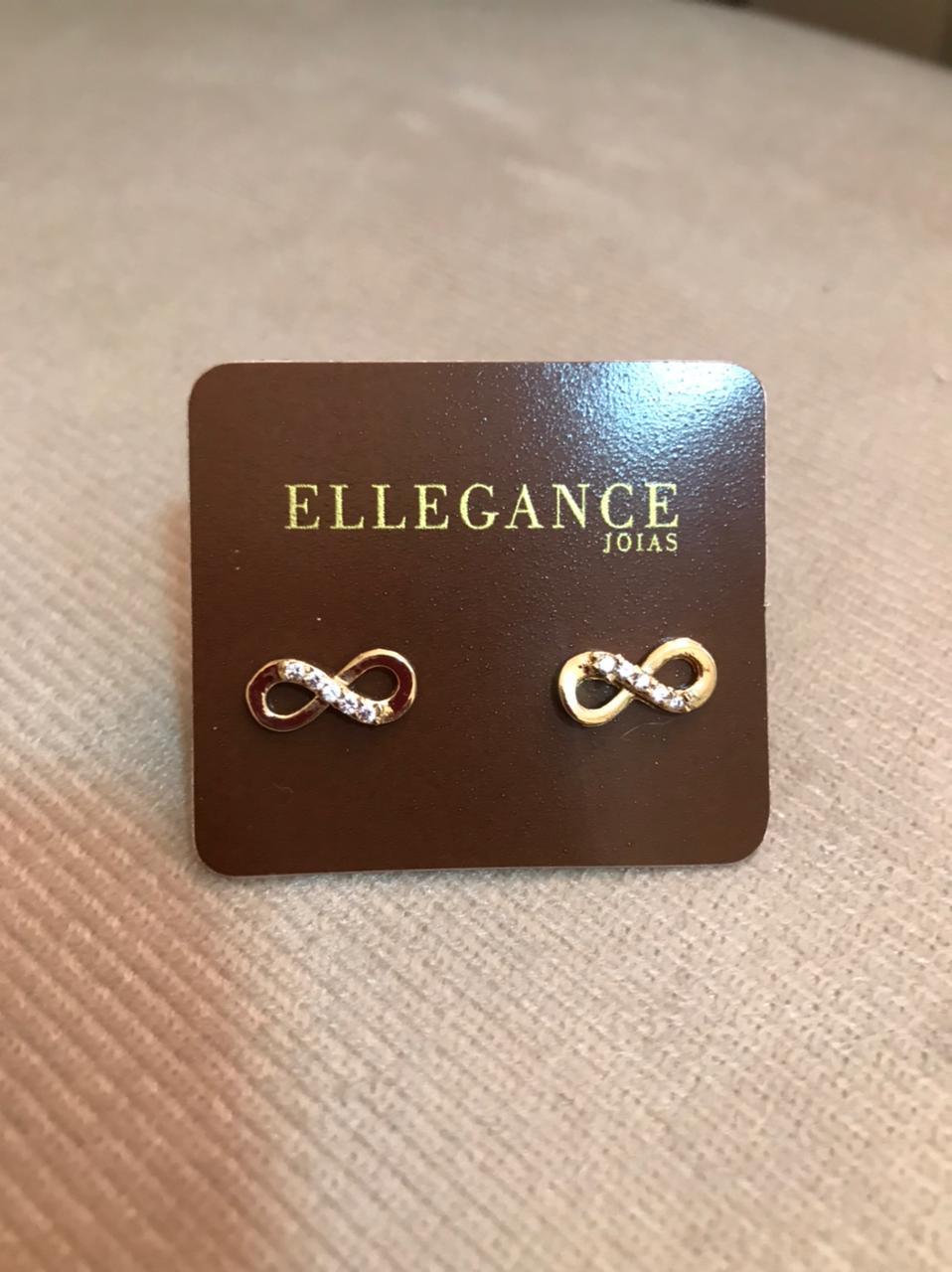 Brinco infinito com zircônia