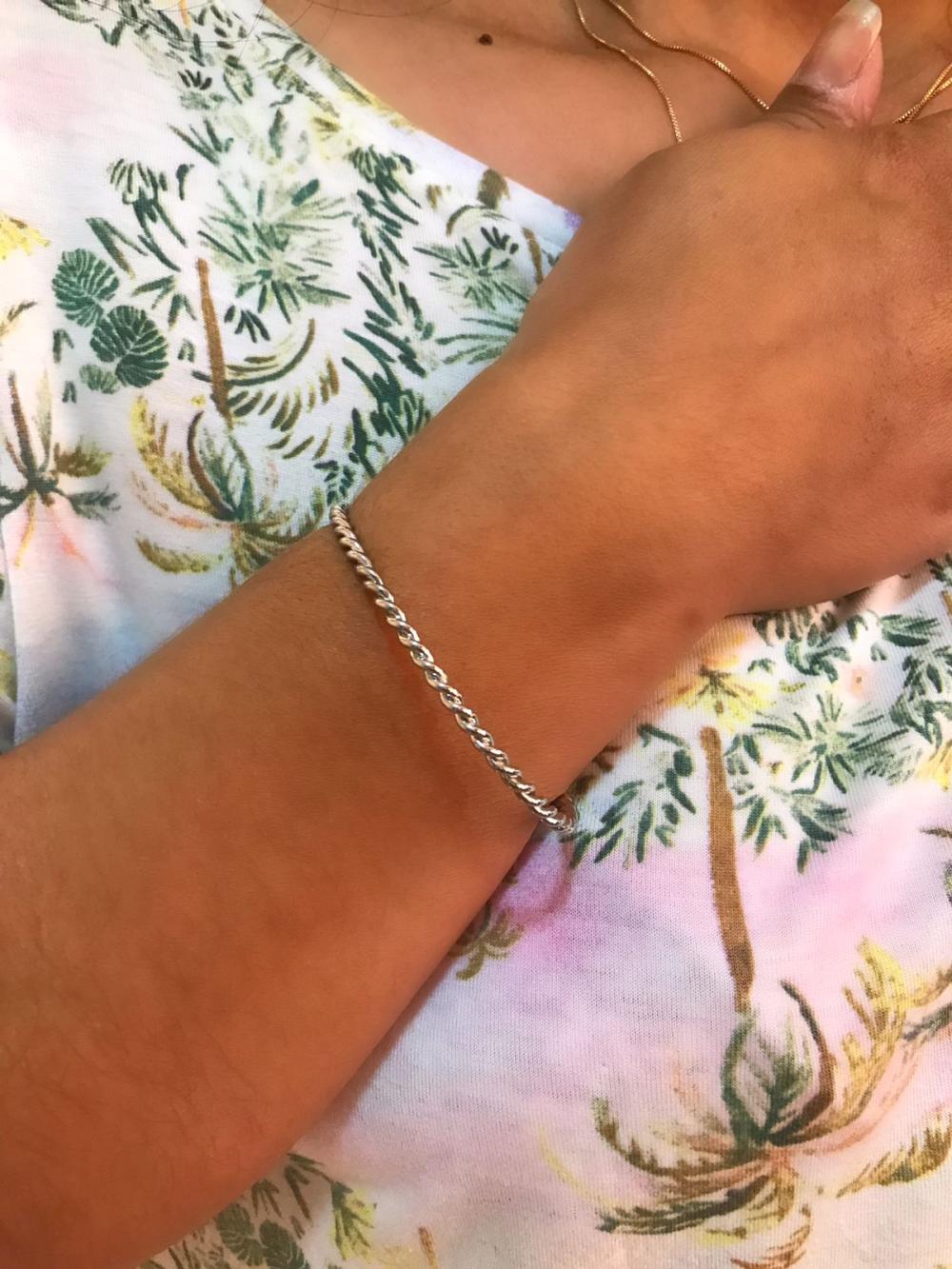 bracelete torcido sem zircônia