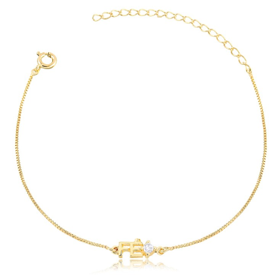 pulseira fé com ponto de luz