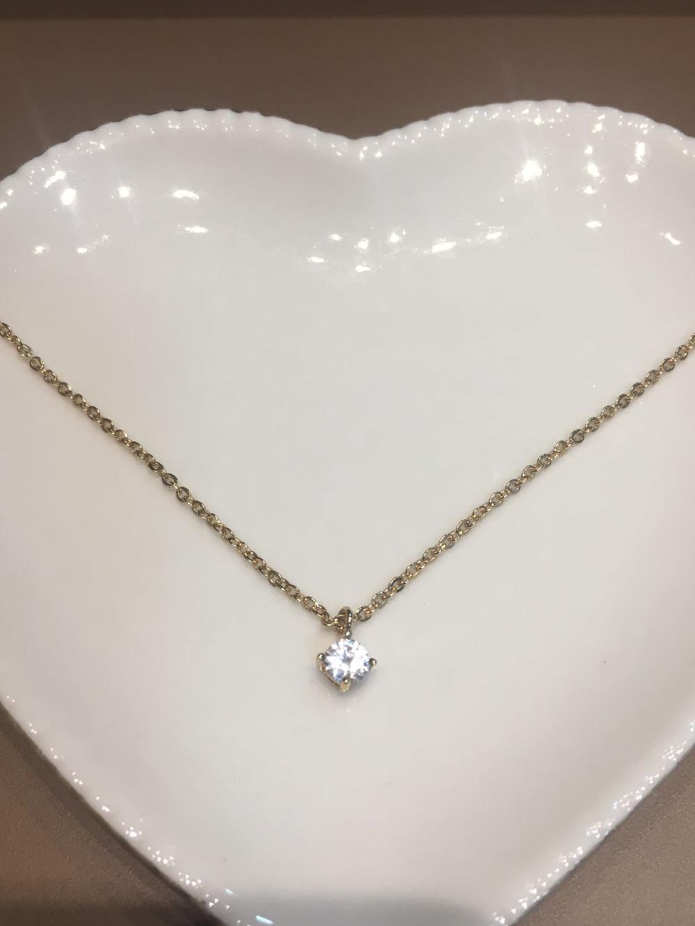 colar com cristal
