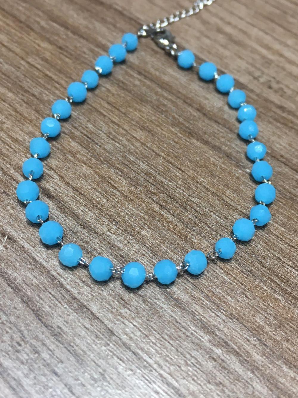 pulseira Bolinhas Azuis