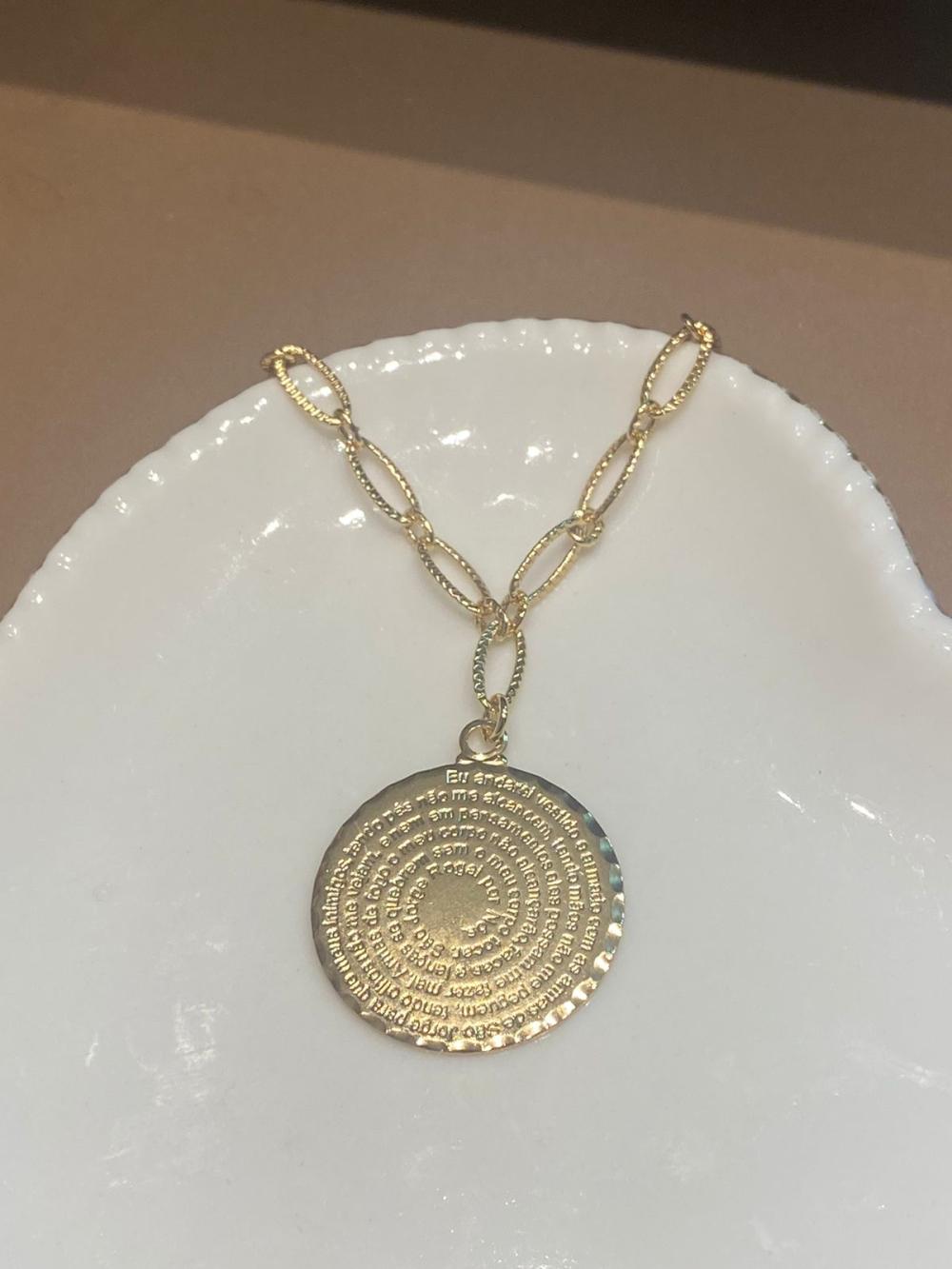 pulseira medalha oração de São Jorge