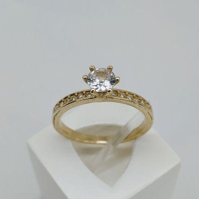 solitário com zircônia