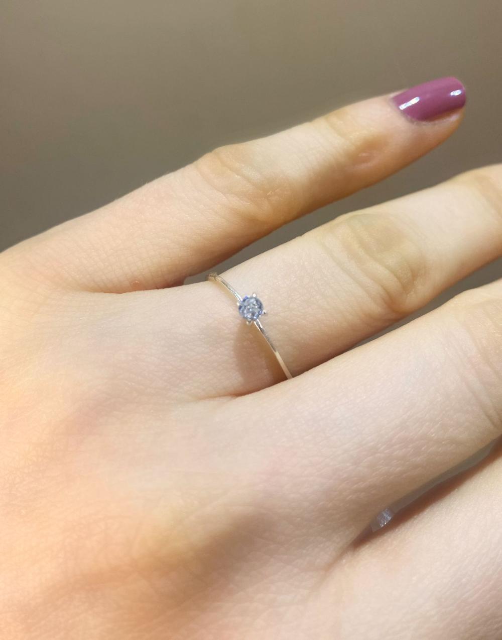 Anel ponto de luz simples