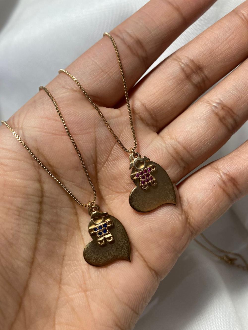 Colar para personalizar menino ou menina