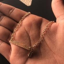 melindrosa com pingente figa  Personalizada