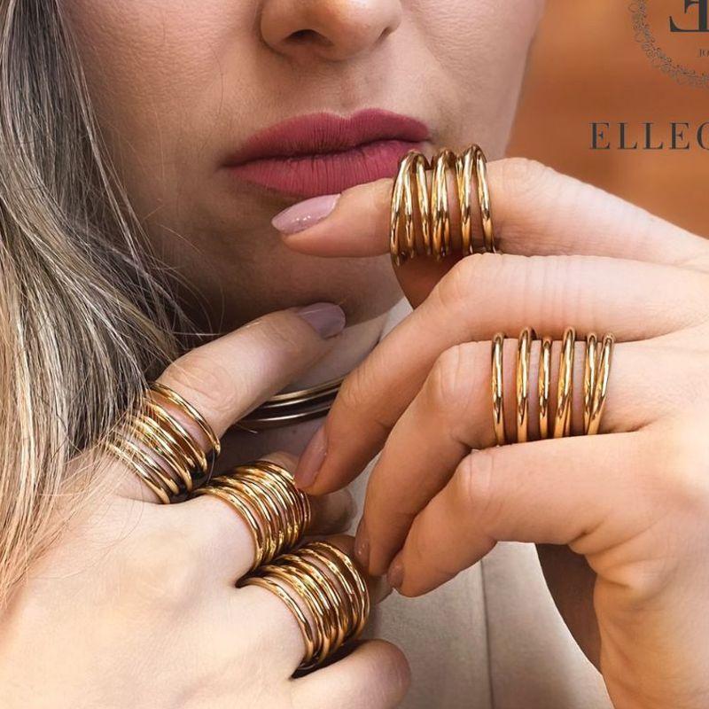 Anel mola espessura média