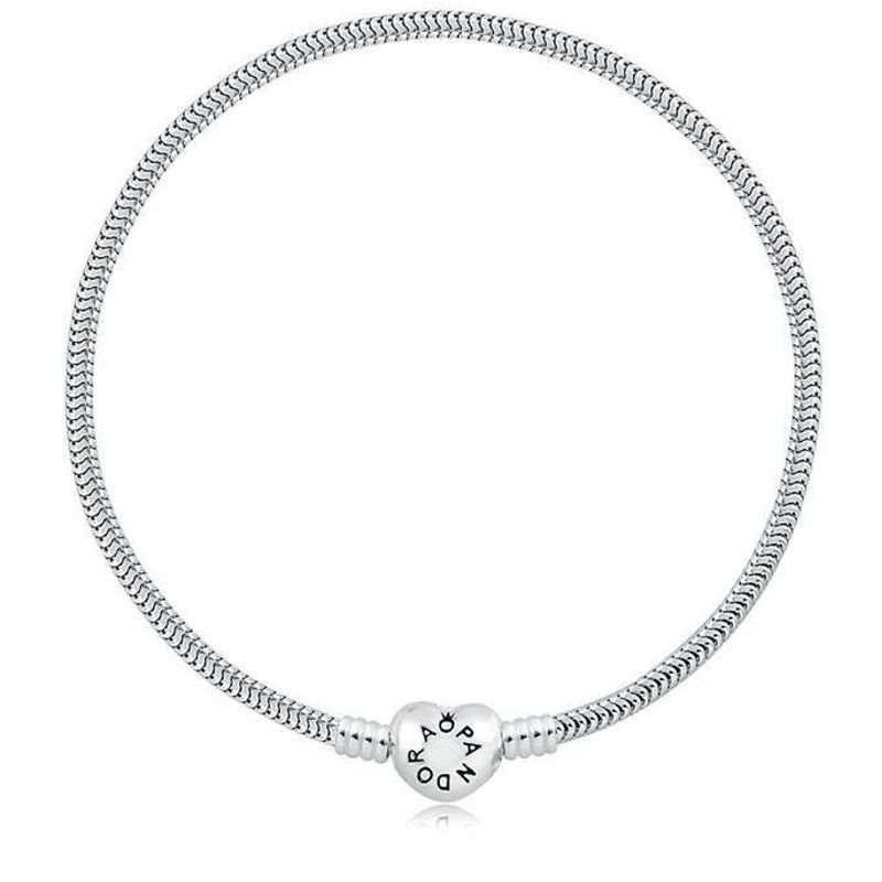 Pulseira Pandora Fecho Coração Escrito