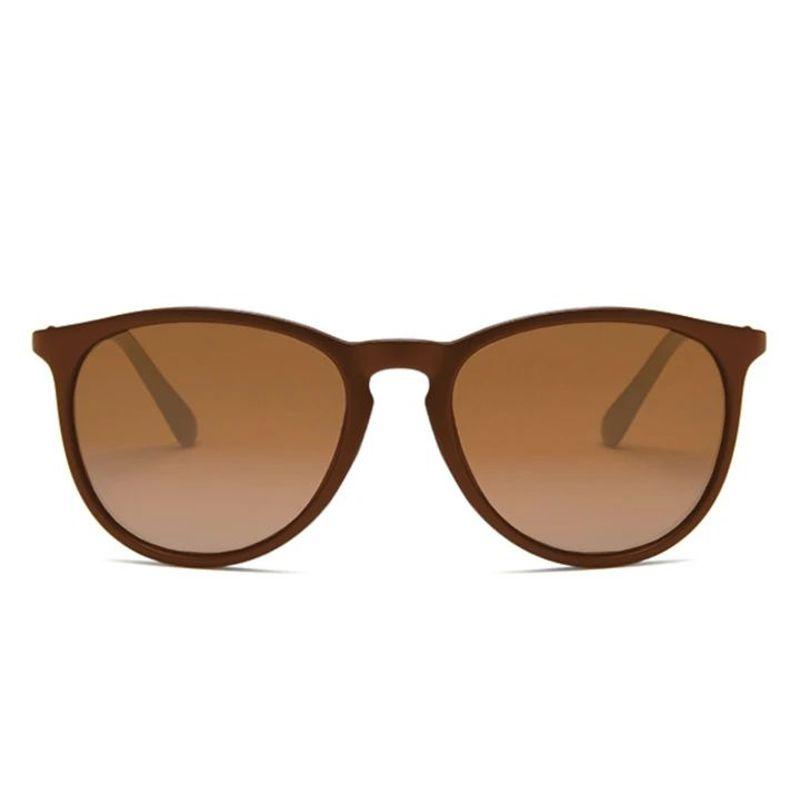 Oculos Oval Marrom