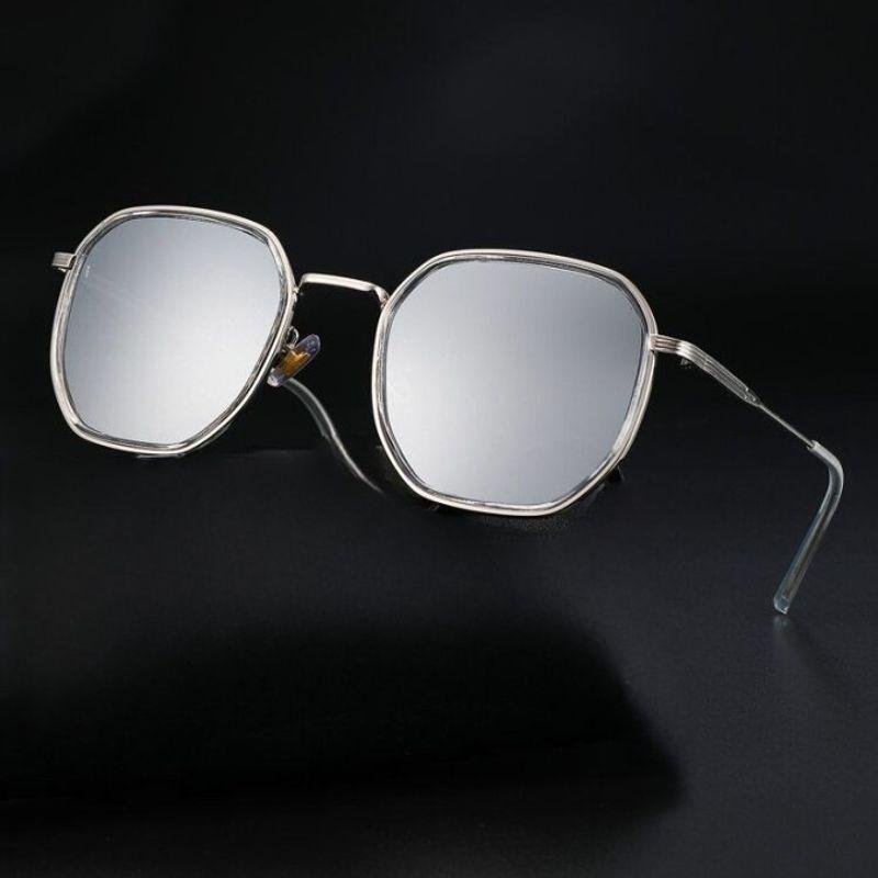 Oculos Espelhado Prata