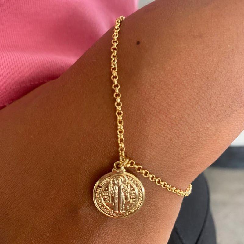 pulseira pingente sao bento