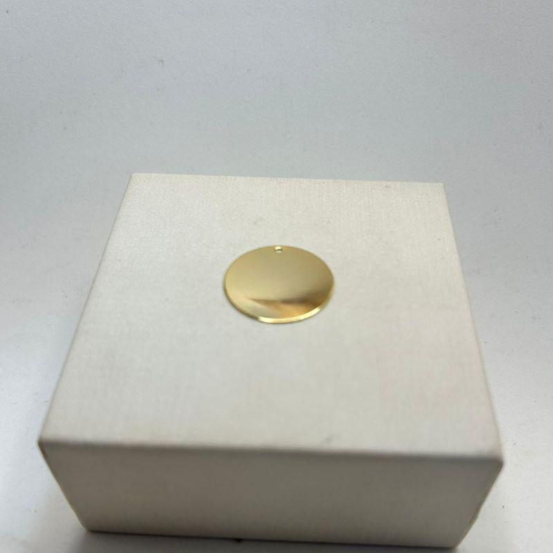 Pingente chapa redonda M