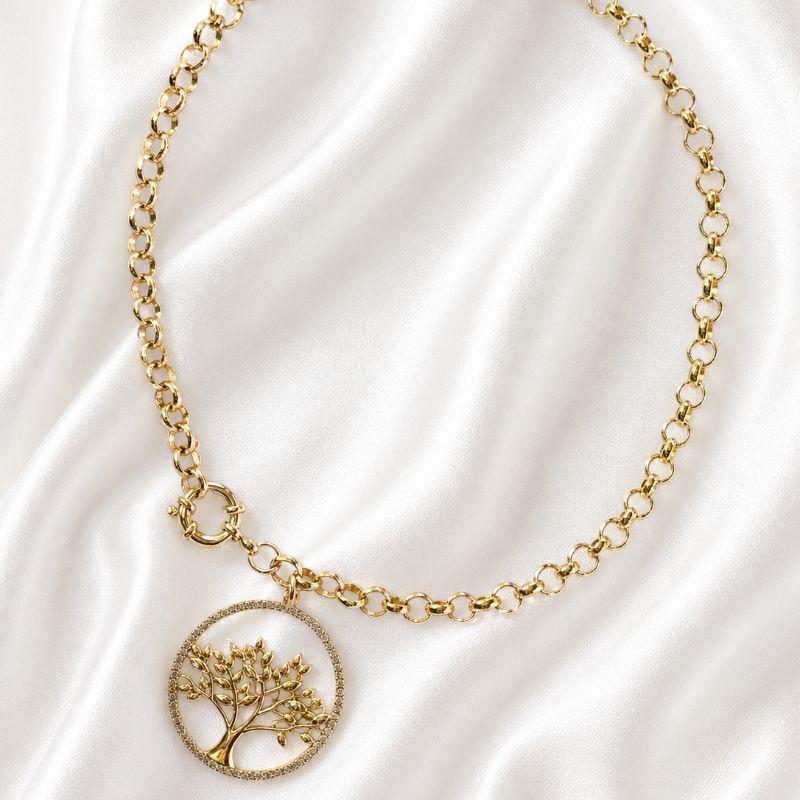 Choker elo português árvore da vida